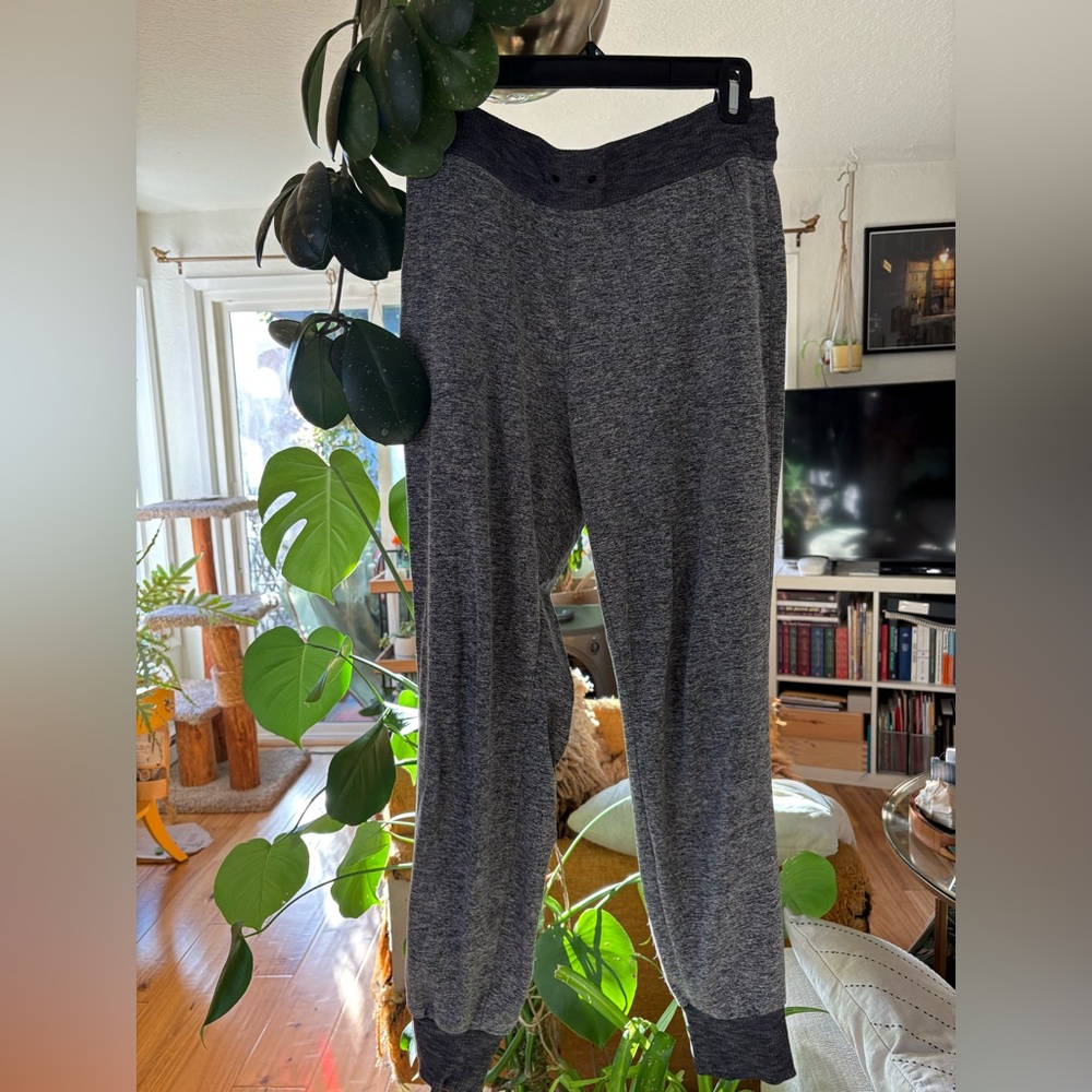 Athleta Grey Cuffed Sweats